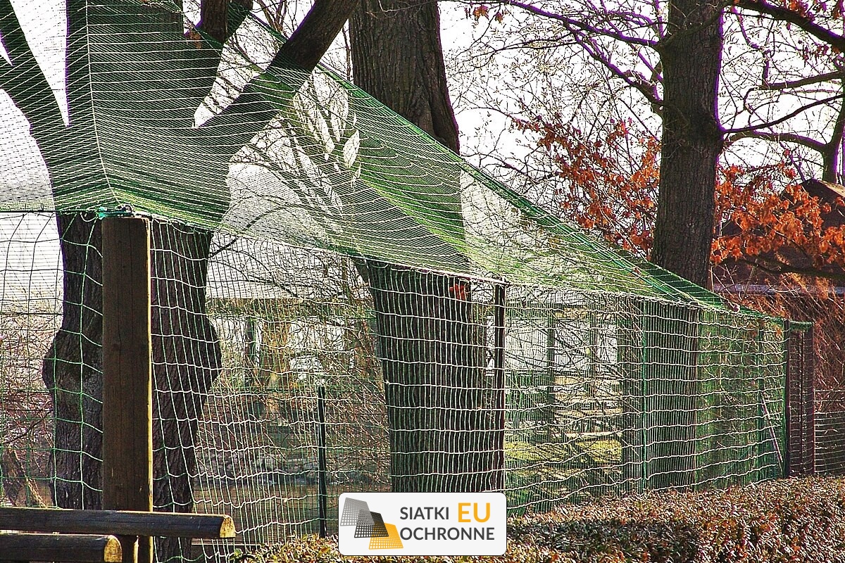 Zadaszenie wybiegu dla drobiu – ochronna siatka SiatkiOchronne.eu - Zadaszenie wybiegu dla drobiu – ochronna siatka