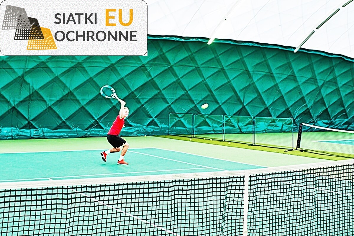 Siatki zabezpieczające do boiska tenisowego, odporne na uszkodzenia SiatkiOchronne.eu - Siatki zabezpieczające do boiska tenisowego, odporne na uszkodzenia