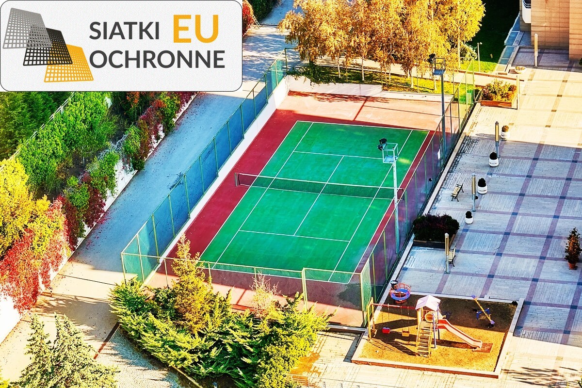 Siatka zabezpieczająca do gier kortowych — sprzedaż na metry SiatkiOchronne.eu - Siatka zabezpieczająca do gier kortowych — sprzedaż na metry