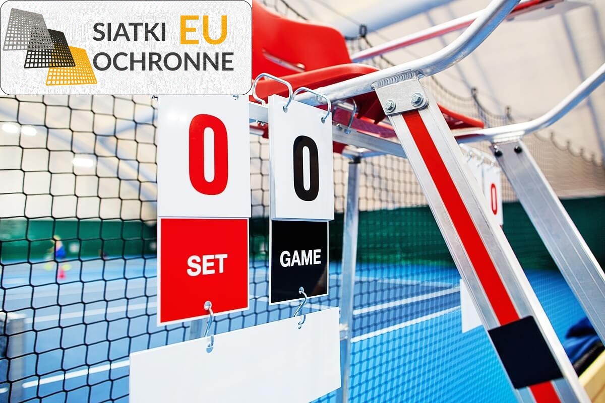   SiatkiOchronne.eu - Siatki zabezpieczające do boiska tenisowego, odporne na uszkodzenia 