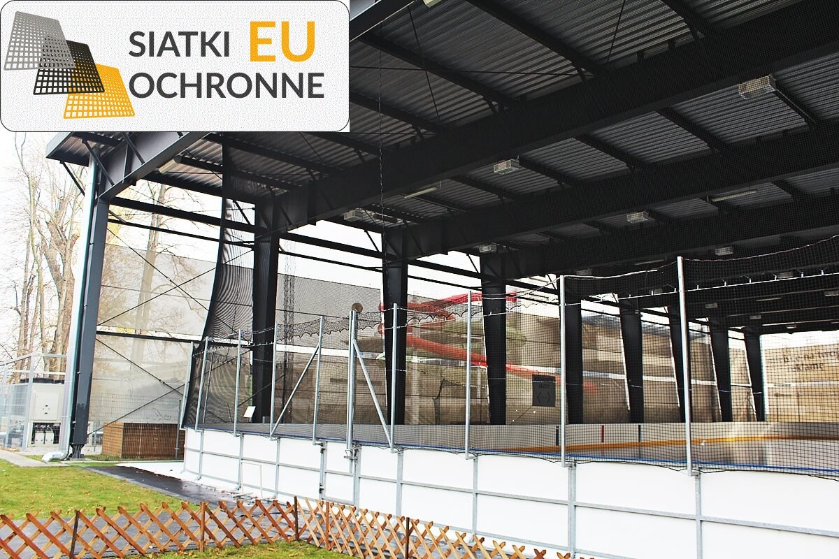 Mechanicznie wytrzymała siatka do zabezpieczenia boiska hokejowego SiatkiOchronne.eu - Mechanicznie wytrzymała siatka do zabezpieczenia boiska hokejowego