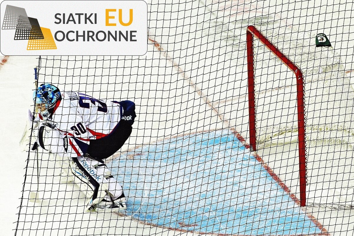 Siatka zabezpieczająca przed krążkami hokejowymi SiatkiOchronne.eu - Siatka zabezpieczająca przed krążkami hokejowymi