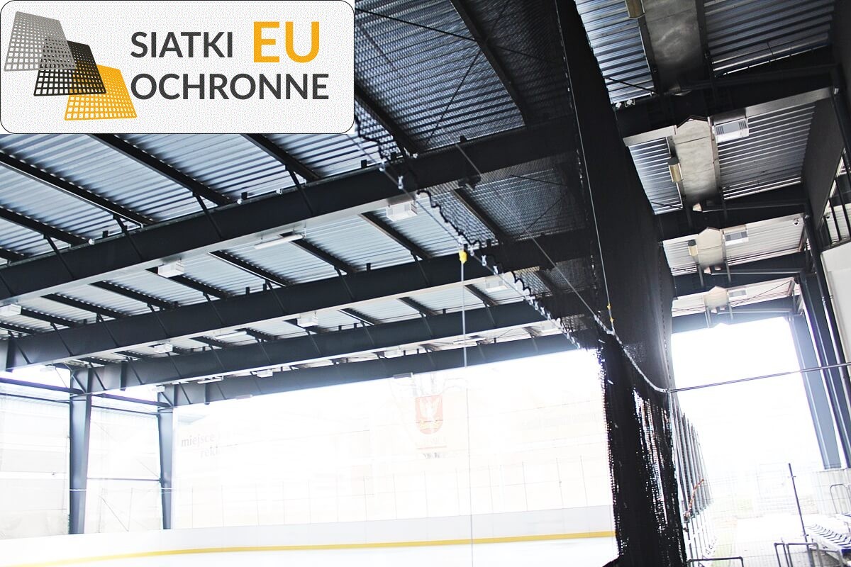 Siatka zabezpieczająca przed krążkami hokejowymi SiatkiOchronne.eu - Siatka zabezpieczająca przed krążkami hokejowymi