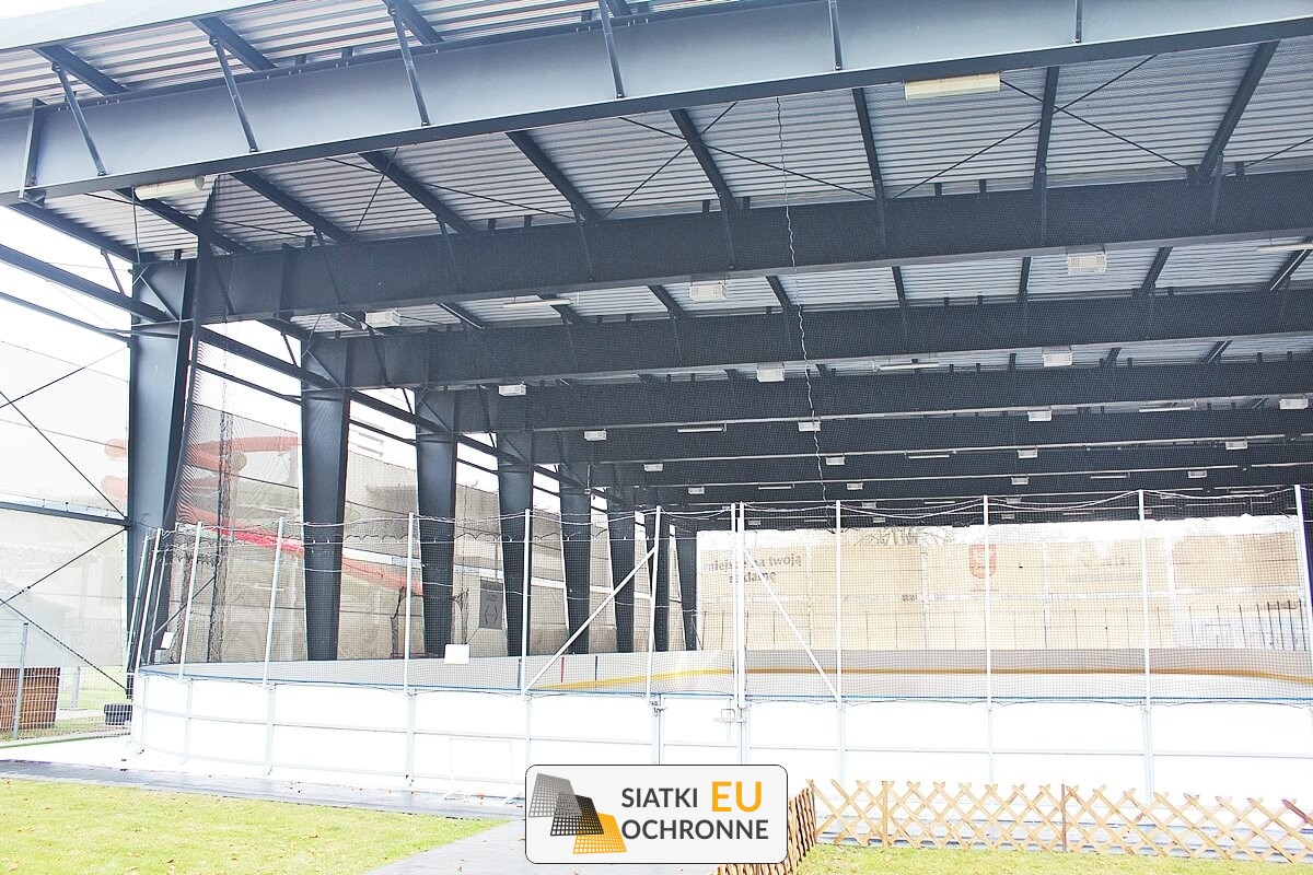 Sznurkowa siatka do krążków na lodzie SiatkiOchronne.eu - Sznurkowa siatka do krążków na lodzie