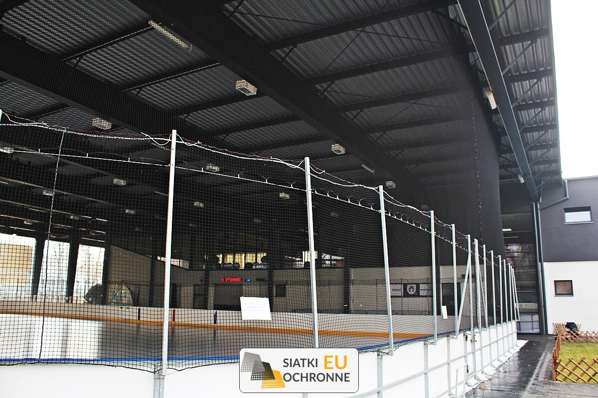 Sznurkowa siatka do krążków na lodzie SiatkiOchronne.eu - Sznurkowa siatka do krążków na lodzie