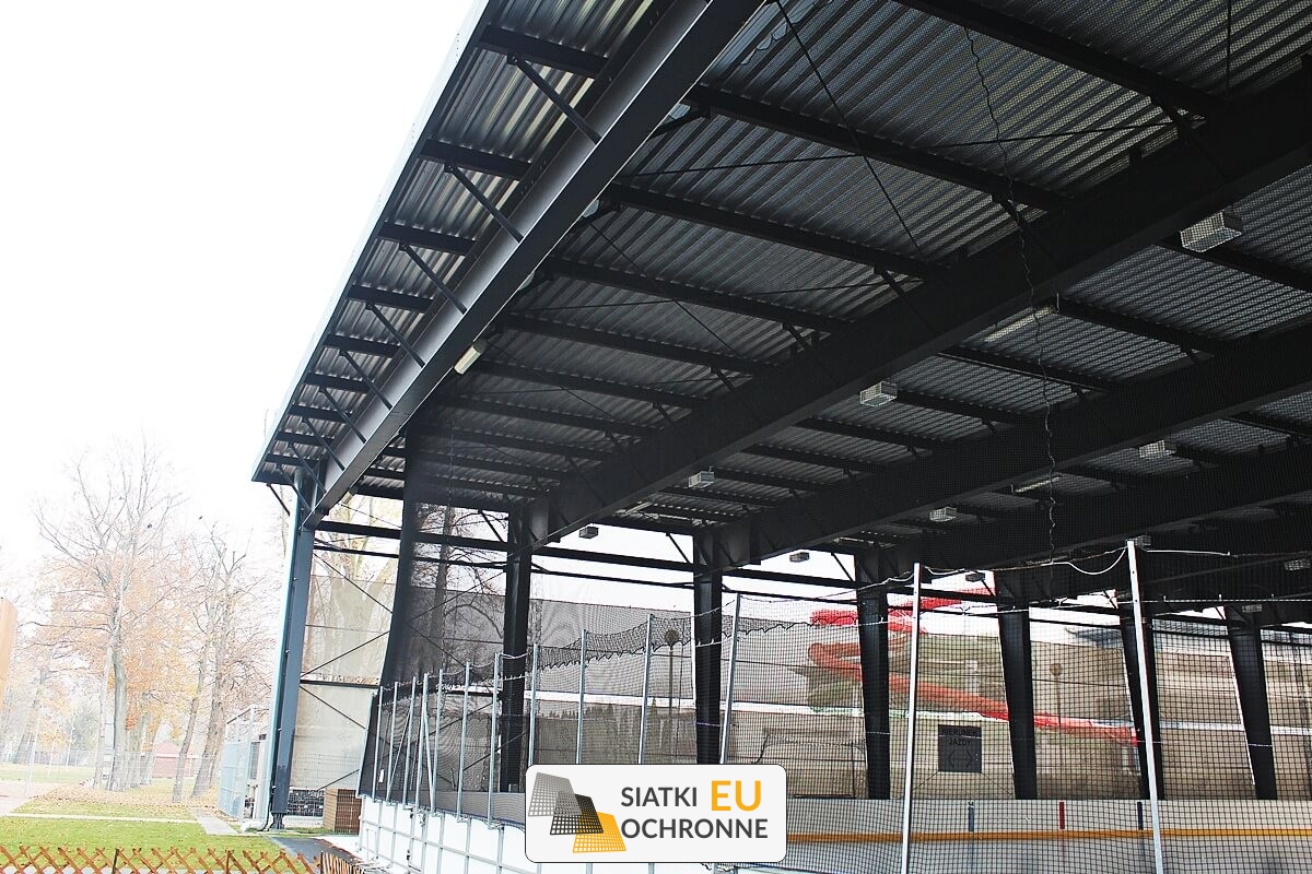   SiatkiOchronne.eu - Zestaw do podwyższenia band hokejowych - siatka ochronna 