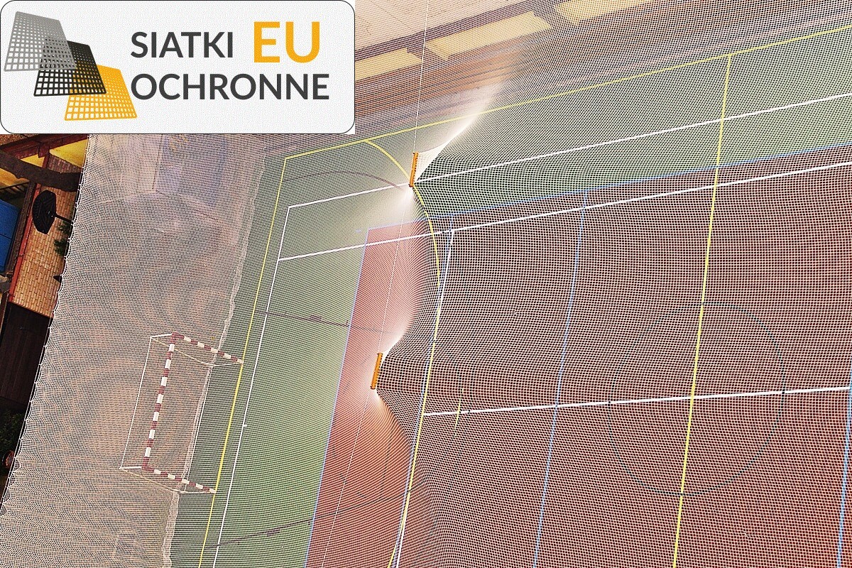 Siatki sznurkowe chroniące boiska przed piłkami SiatkiOchronne.eu - Siatki sznurkowe chroniące boiska przed piłkami