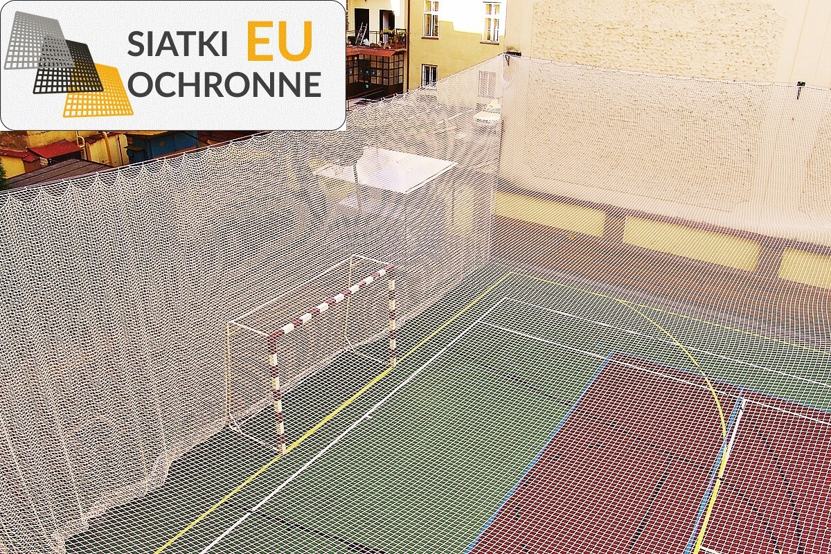 Sznurkowy zasłonnik zapobiegający ucieczce piłek SiatkiOchronne.eu - Sznurkowy zasłonnik zapobiegający ucieczce piłek