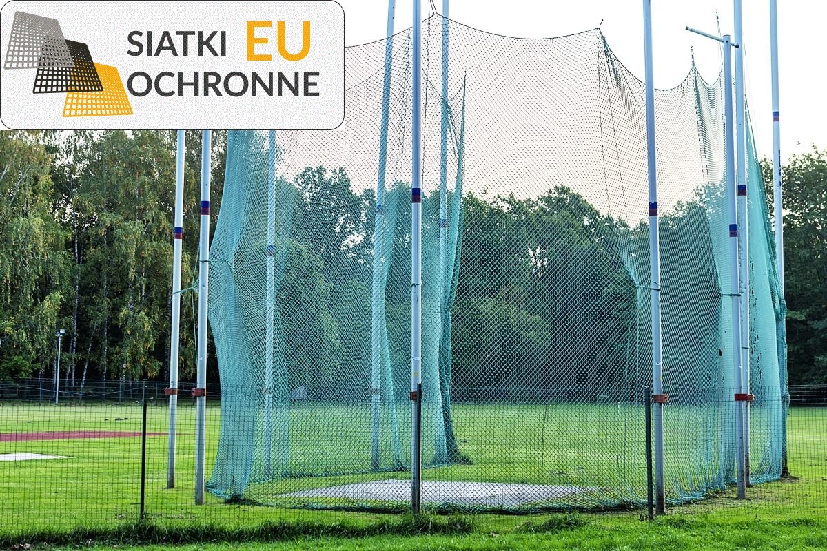 Bezpieczna siatka do ochrony przed dyskami i młotami w lekkoatletyce SiatkiOchronne.eu - Bezpieczna siatka do ochrony przed dyskami i młotami w lekkoatletyce