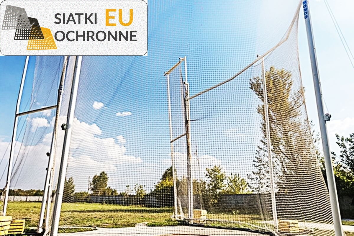 Siatka na wymiar odporna na uderzenia, idealna do treningów z dyskami i młotami SiatkiOchronne.eu - Siatka na wymiar odporna na uderzenia, idealna do treningów z dyskami i młotami