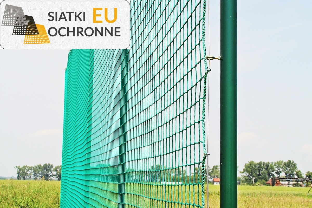   SiatkiOchronne.eu - Sportowy skład zestawu: słupy i siatka 6m wysokości, węzły 10x10cm, o grubości 5mm 