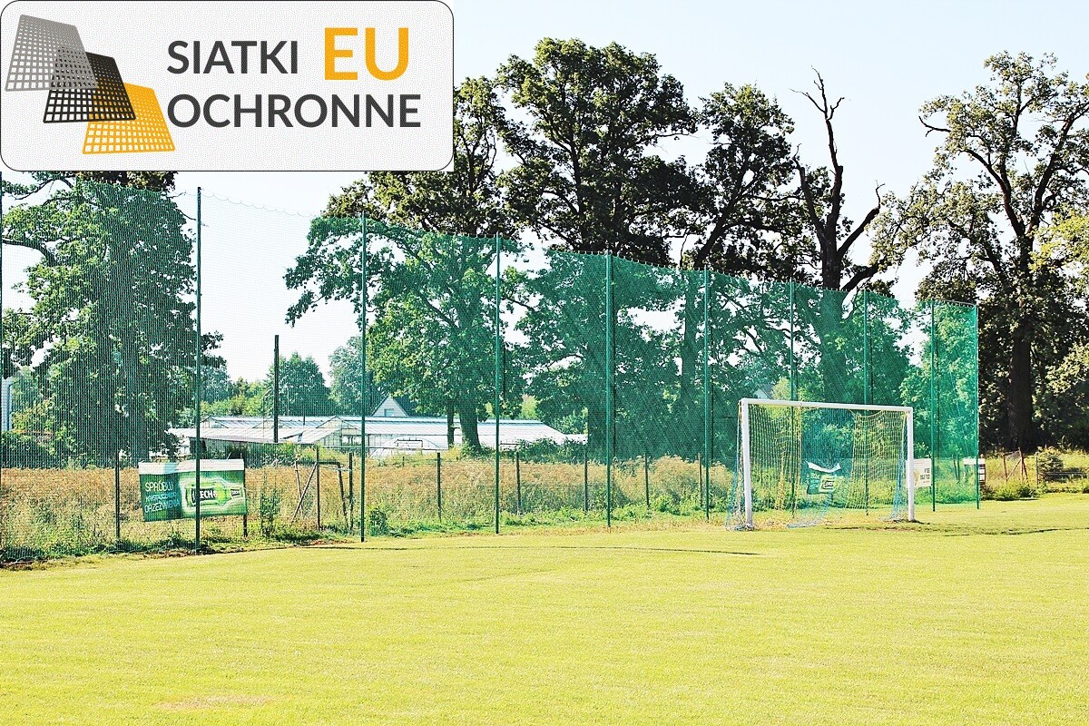   SiatkiOchronne.eu - Siatka ochronna o wymiarach 4,5x4,5cm i grubości 4mm dla piłkochwytów 5m 