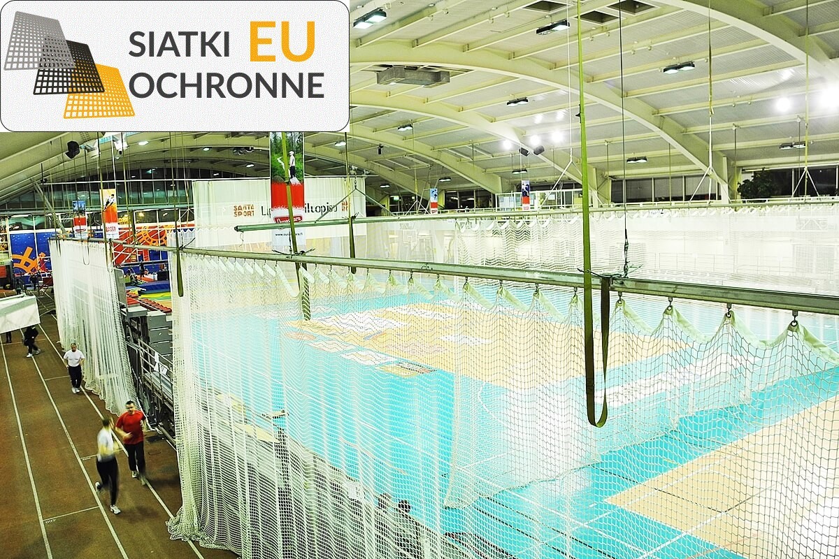 Siatki zapewniające bezpieczeństwo poprzez prewencję upadków przedmiotów z sufitu w hali sportowej SiatkiOchronne.eu - Siatki zapewniające bezpieczeństwo poprzez prewencję upadków przedmiotów z sufitu w hali sportowej