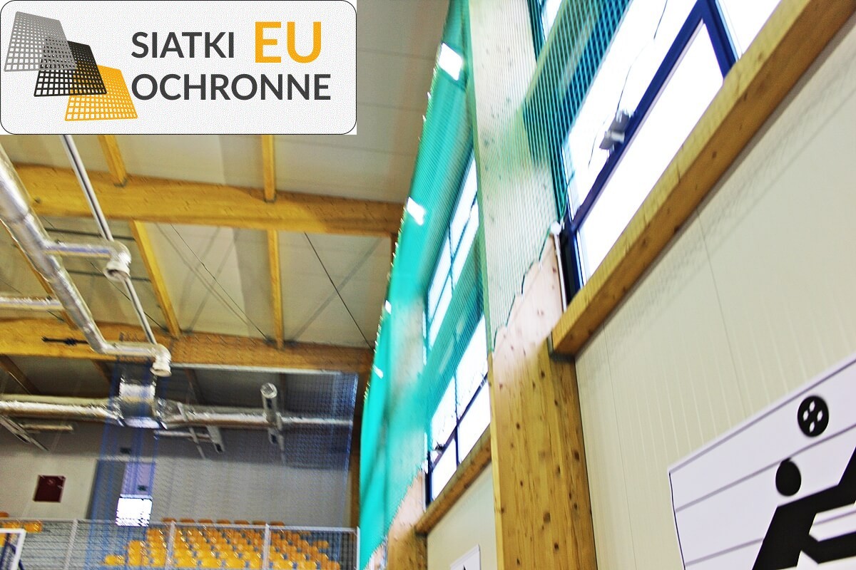 Siatka sznurkowa do zabezpieczenia sportowego sufitu SiatkiOchronne.eu - Siatka sznurkowa do zabezpieczenia sportowego sufitu