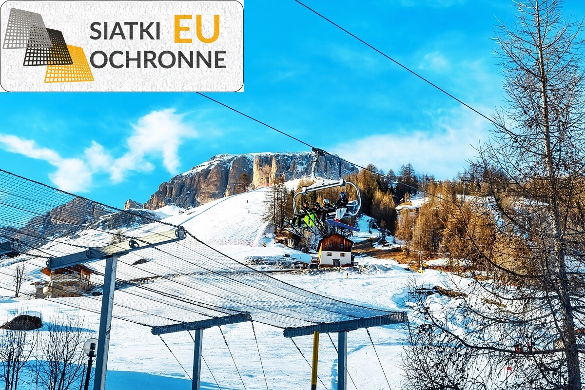 Ochrona na stoku - siatki sznurkowe dla narciarzy SiatkiOchronne.eu - Ochrona na stoku - siatki sznurkowe dla narciarzy