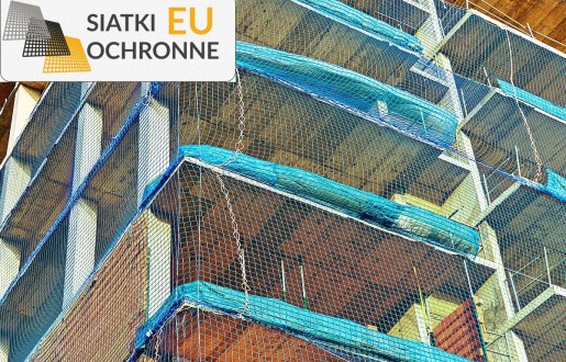 Sznurkowa siatka ochronna dla terenów budowy SiatkiOchronne.eu - Sznurkowa siatka ochronna dla terenów budowy