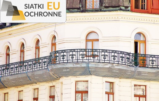 Siatka asekuracyjna 10x10-5mm wykonana z polipropylenu SiatkiOchronne.eu - Siatka asekuracyjna 10x10-5mm wykonana z polipropylenu