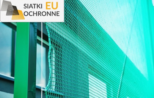 Asekuracyjna siatka zabezpieczająca prace na wysokościach SiatkiOchronne.eu - Asekuracyjna siatka zabezpieczająca prace na wysokościach