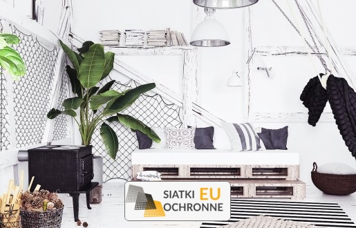 Stylowe przystrojenie wnętrz siatką sznurkową SiatkiOchronne.eu - Stylowe przystrojenie wnętrz siatką sznurkową