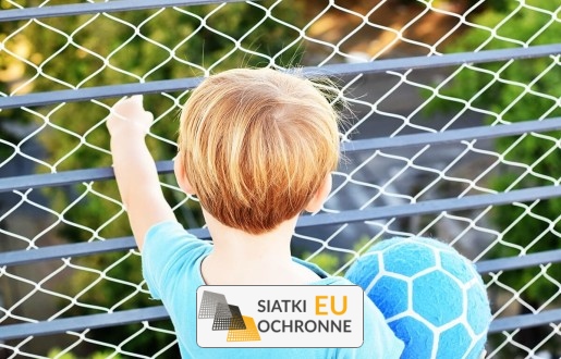   SiatkiOchronne.eu - Małe oczko - bardzo wytrzymała siatka na barierkę balustrady 