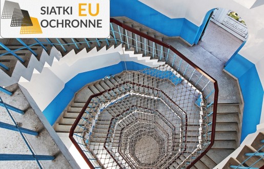 Siatka bezpieczeństwa dla schodów SiatkiOchronne.eu - Siatka bezpieczeństwa dla schodów