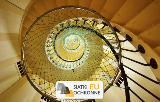   SiatkiOchronne.eu - Zabezpieczenie klatki schodowej siatką     Siatka do zabezpieczeń na schody    Siatka na klatkę schodową 