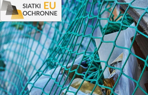 Siatka zabezpieczająca przed wysypem odpadów podczas przechowywania SiatkiOchronne.eu - Siatka zabezpieczająca przed wysypem odpadów podczas przechowywania