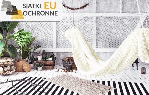 Ochronna siatka sznurkowa do zastosowania we wnętrzach SiatkiOchronne.eu - Ochronna siatka sznurkowa do zastosowania we wnętrzach