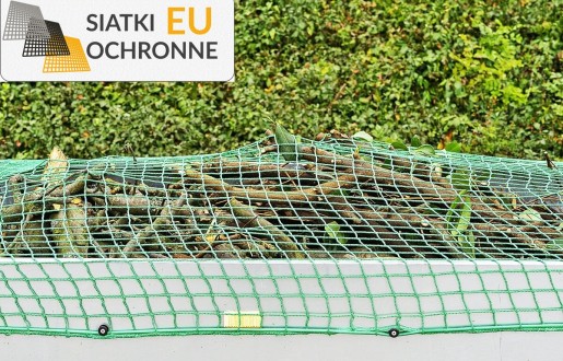 Sznurkowa siatka do aut dostawczych z oczkami 4,5x4,5 cm i grubością 4mm SiatkiOchronne.eu - Sznurkowa siatka do aut dostawczych z oczkami 4,5x4,5 cm i grubością 4mm