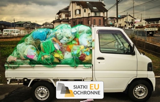   SiatkiOchronne.eu - Siatka do zabezpieczenia regałów w busie 