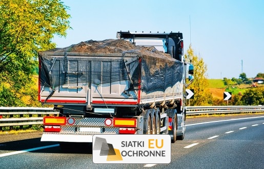   SiatkiOchronne.eu - Siatka do kontenera hakowego   Zabezpieczenie kontenera hakowego 