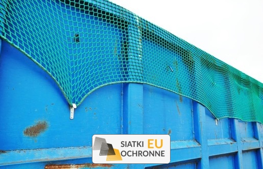   SiatkiOchronne.eu - Siatka do kontenera hakowego   Zabezpieczenie kontenera hakowego 