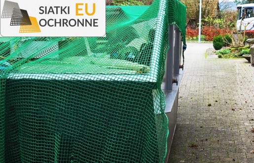 Siatka ochronna do zabezpieczania zawartości kontenera SiatkiOchronne.eu - Siatka ochronna do zabezpieczania zawartości kontenera