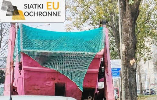   SiatkiOchronne.eu - Siatka zabezpieczająca do hakowego kontenera 