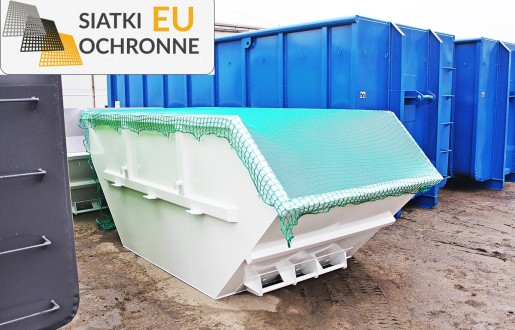   SiatkiOchronne.eu - Zabezpieczająco-przykrywająca siatka na kontenery hakowe 