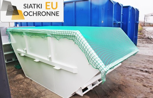 Zabezpieczenie siatkowe dla kontenerów hakowych SiatkiOchronne.eu - Zabezpieczenie siatkowe dla kontenerów hakowych