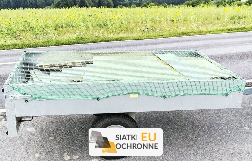   SiatkiOchronne.eu - Siatka na przyczepkę   Zabezpieczenie siatką transportu przyczepką 
