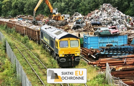   SiatkiOchronne.eu - Zabezpieczenie transportu wagonami za pomocą siatki sznurkowej 