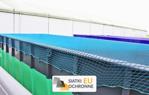 Zabezpieczenie siatką transportów naczepą SiatkiOchronne.eu - Zabezpieczenie siatką transportów naczepą