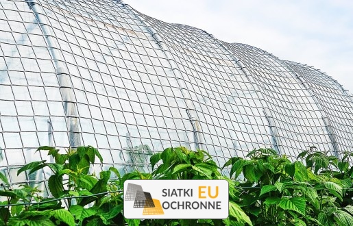   SiatkiOchronne.eu - Ochronne przykrycie na tunel uprawny zapewniające ochronę przed wiatrem 