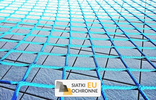   SiatkiOchronne.eu - Zestaw do tymczasowego zabezpieczania basenu sznurkową siatką 