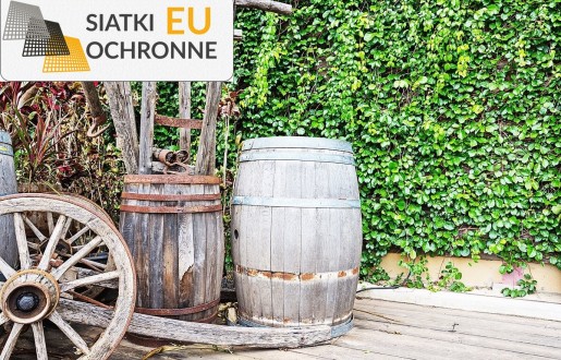 Zielona siatka stylizująca i ochronna do porastania pergoli SiatkiOchronne.eu - Zielona siatka stylizująca i ochronna do porastania pergoli