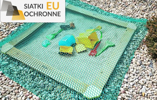 Ochronna siatka do bezpiecznej zabawy w piaskownicy SiatkiOchronne.eu - Ochronna siatka do bezpiecznej zabawy w piaskownicy