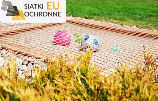 Zabezpieczenie dla dzieci - siatkowe ogrodzenie piaskownicy SiatkiOchronne.eu - Zabezpieczenie dla dzieci - siatkowe ogrodzenie piaskownicy