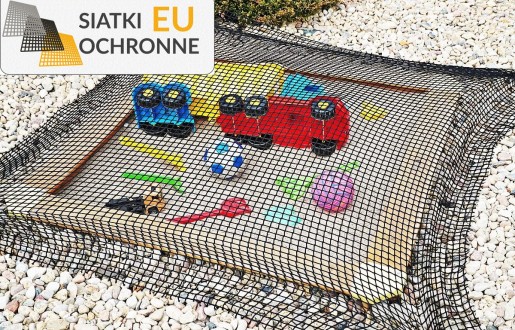Osłona zabezpieczająca dla dziecięcej piaskownicy SiatkiOchronne.eu - Osłona zabezpieczająca dla dziecięcej piaskownicy