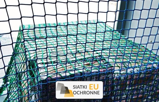 Siatkowy zabezpieczający pokrowiec o grubości 5mm z oczkami 8x8cm do palety z towarem SiatkiOchronne.eu - Siatkowy zabezpieczający pokrowiec o grubości 5mm z oczkami 8x8cm do palety z towarem
