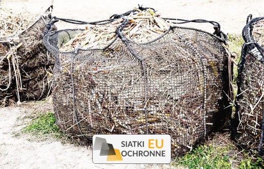   SiatkiOchronne.eu - Worek do przechowyania towarów na magazynie   Worek płaski Siatka  oczko 6x6cm o grubości 4mm 