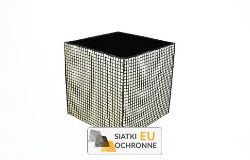 Worek kwadratowy z płaskim dnem. Worek na wymiar z siatki oczko 8x8cm o grubości 5mm SiatkiOchronne.eu - Worek kwadratowy z płaskim dnem. Worek na wymiar z siatki oczko 8x8cm o grubości 5mm