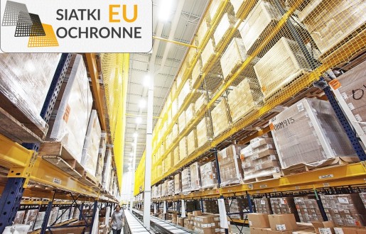   SiatkiOchronne.eu - Siatka do zabezpieczeń w magazynie towrowym 
