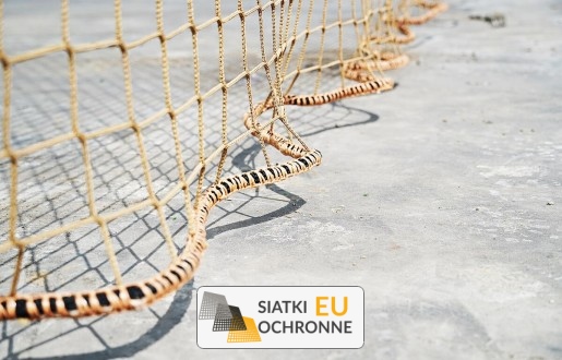 Siatka o drobnych oczkach do ochrony zapasów styropianu SiatkiOchronne.eu - Siatka o drobnych oczkach do ochrony zapasów styropianu